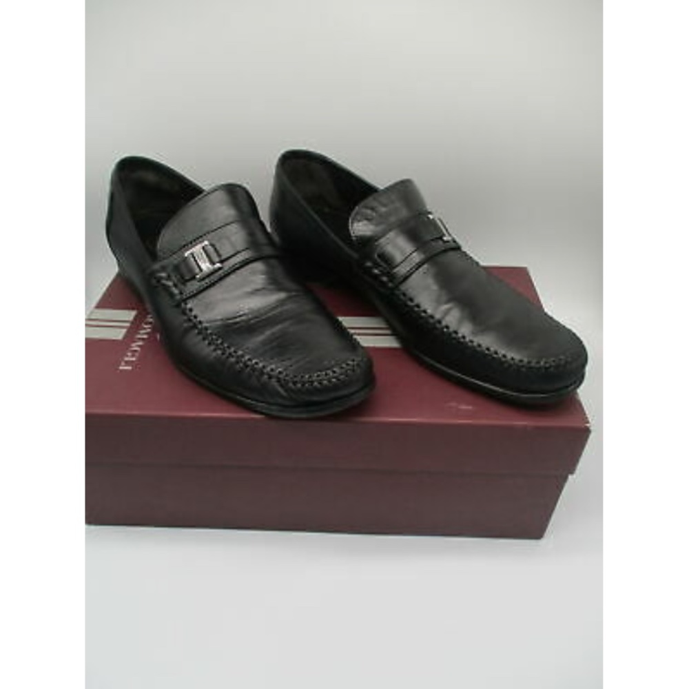 BRUNO MAGLI black amalfi leather loafers - Picture 4 of 6